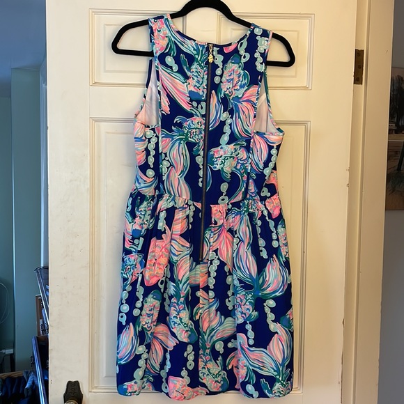 Lilly Pulitzer KASSIA FIT & FLARE DRESS - size 10 - Picture 3 of 4